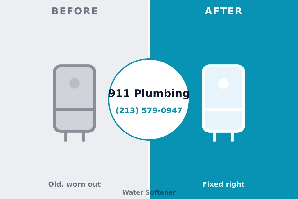 Before and after: plumbing repair Cumberland Center, ME